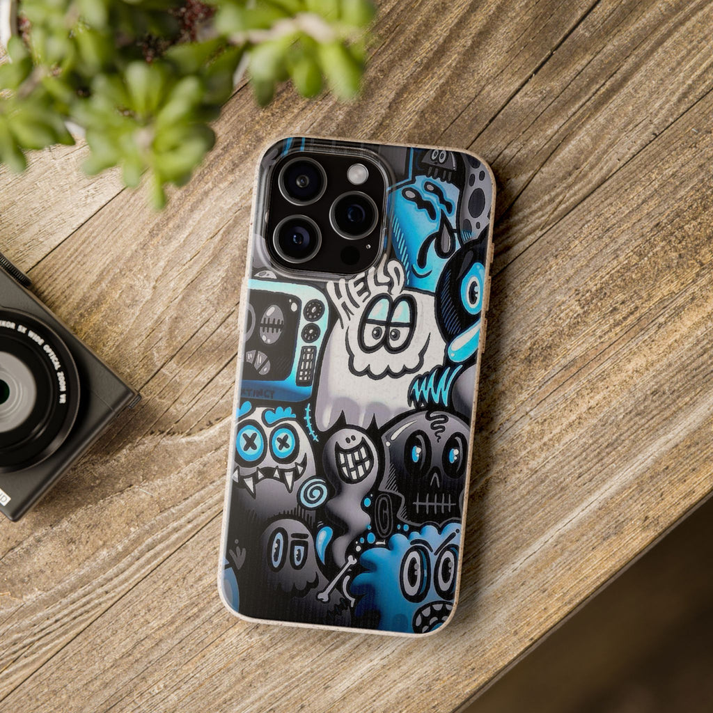 Biodegradable Phone Case with Cool Monster Design 15