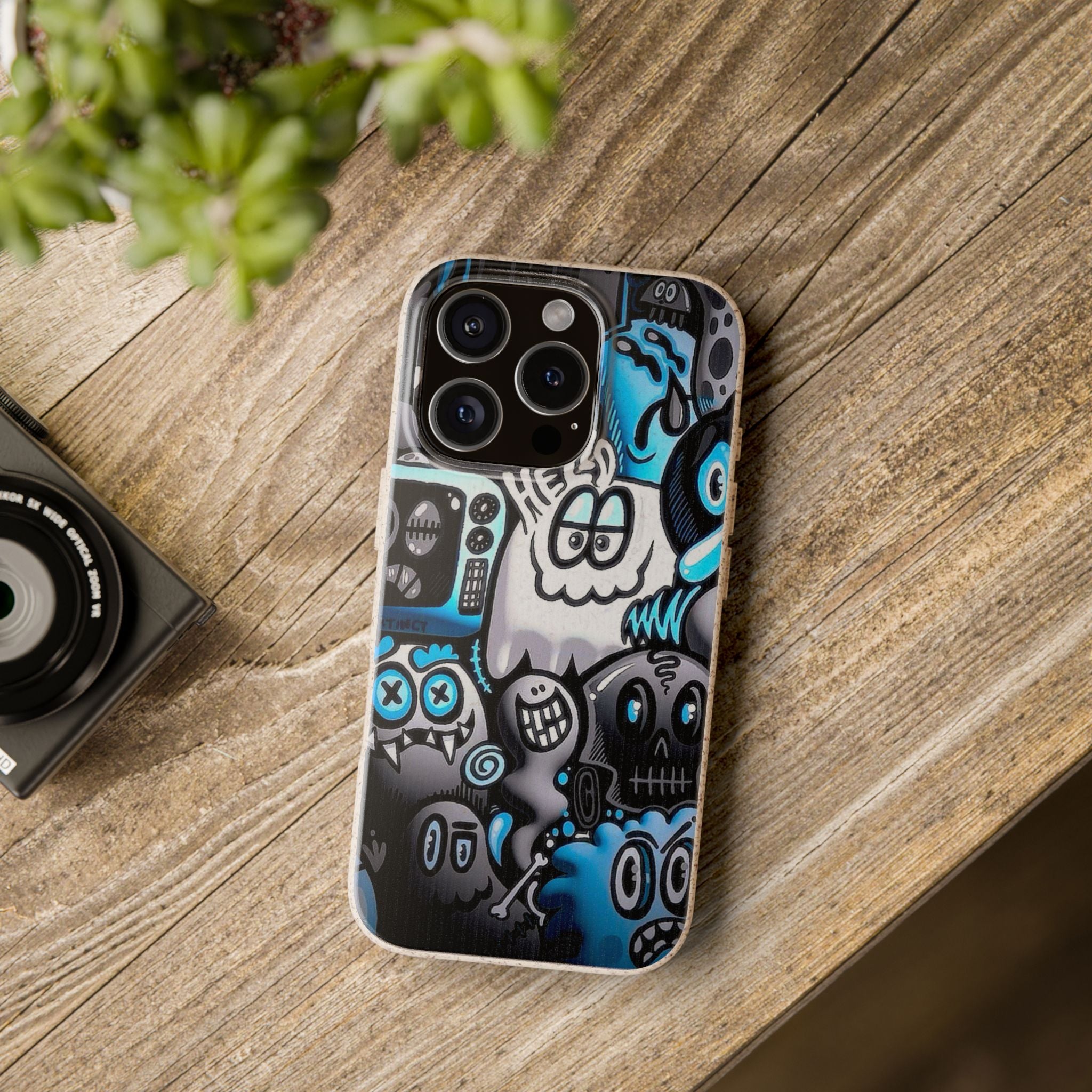 Biodegradable Phone Case with Cool Monster Design 16