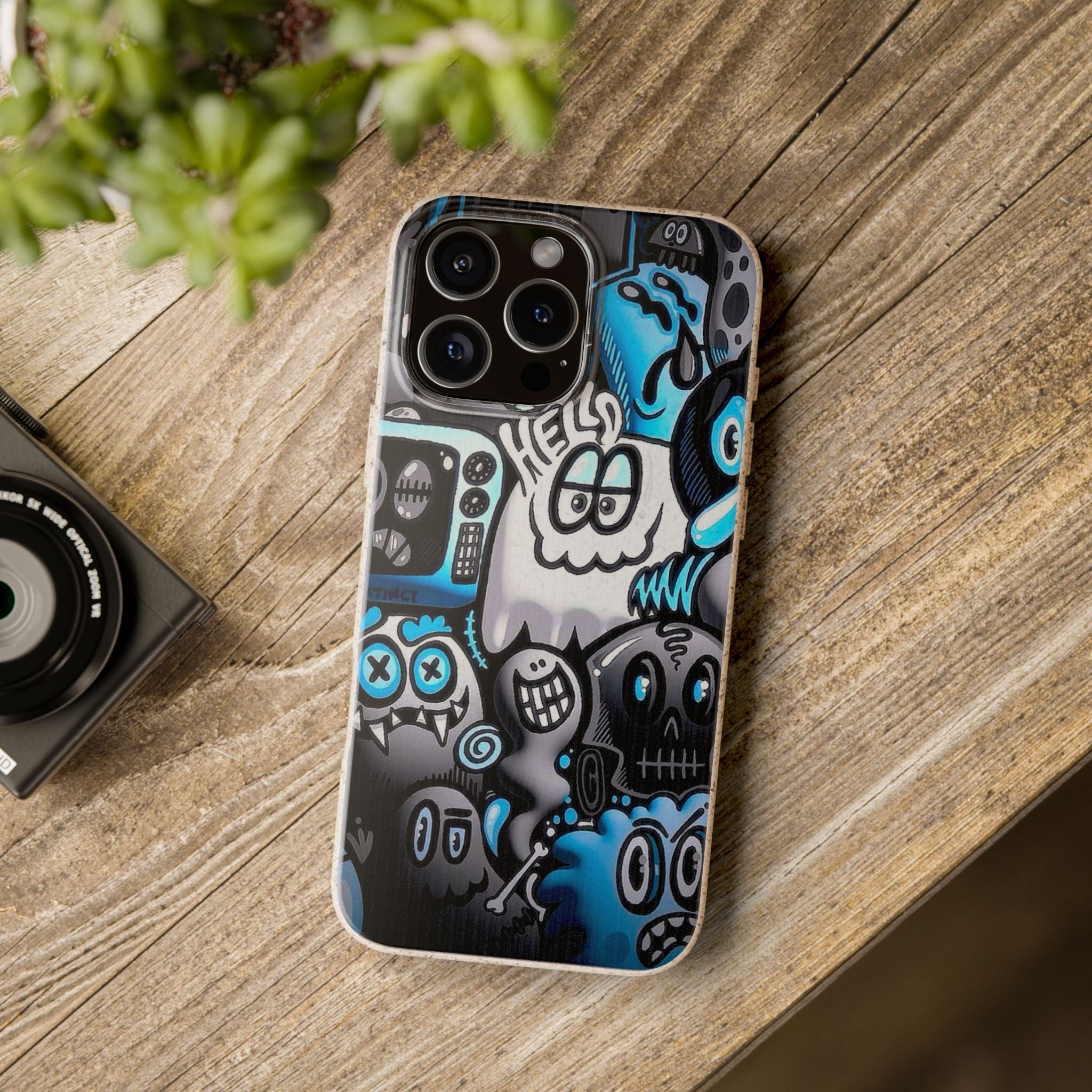Biodegradable Phone Case with Cool Monster Design 16