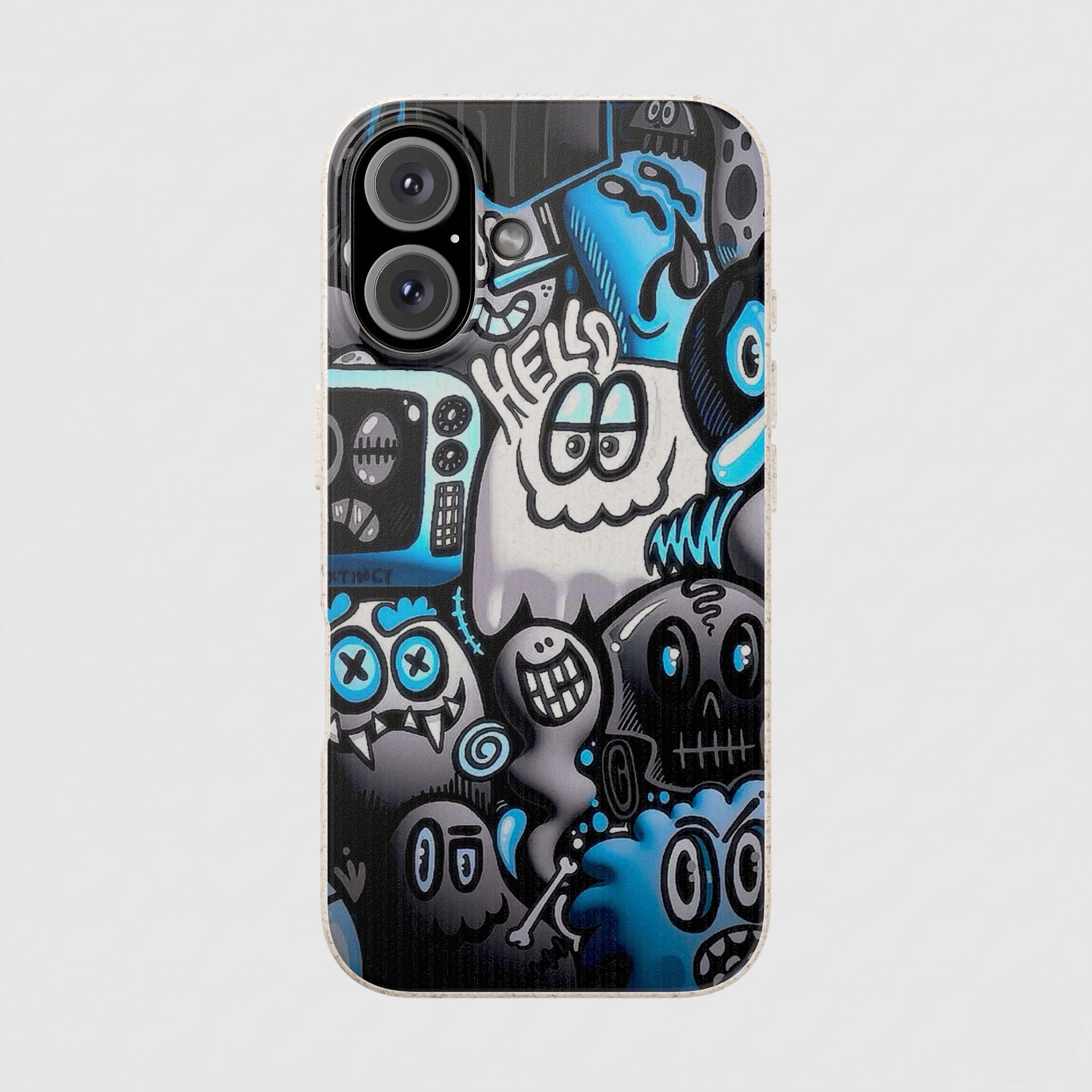 Biodegradable Phone Case with Cool Monster Design 16