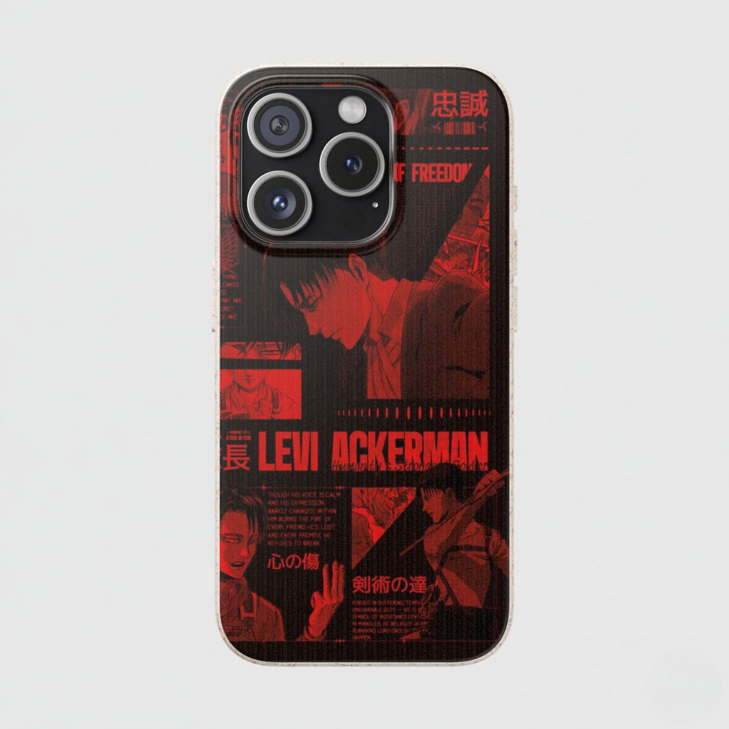 Eco-Friendly Phone Case with Levi Ackerman 15