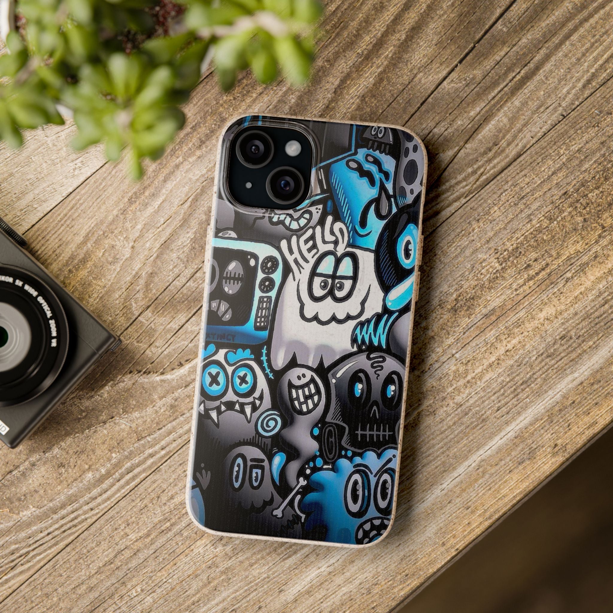 Biodegradable Phone Case with Cool Monster Design 15