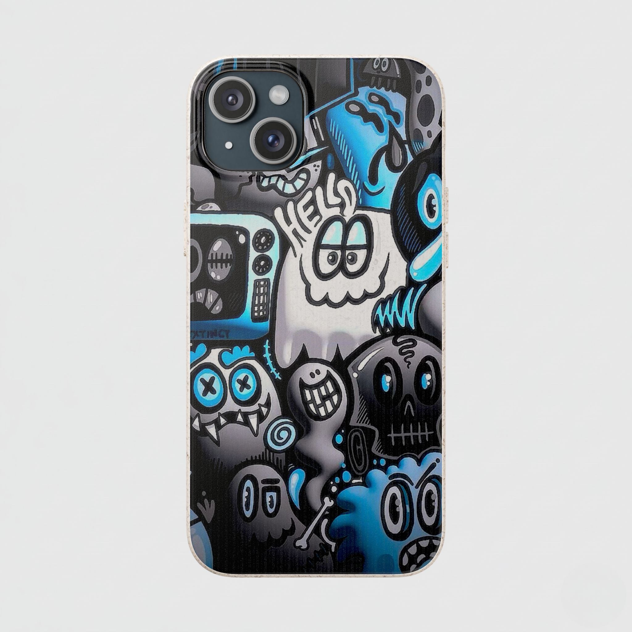 Biodegradable Phone Case with Cool Monster Design 15