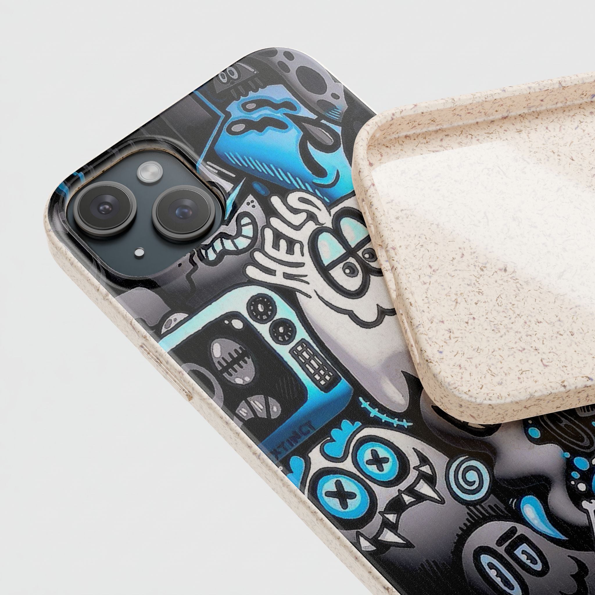 Biodegradable Phone Case with Cool Monster Design 15
