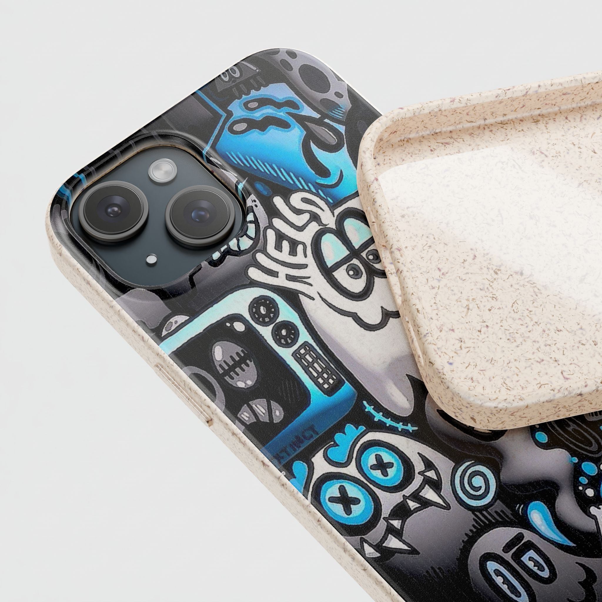 Biodegradable Phone Case with Cool Monster Design 15