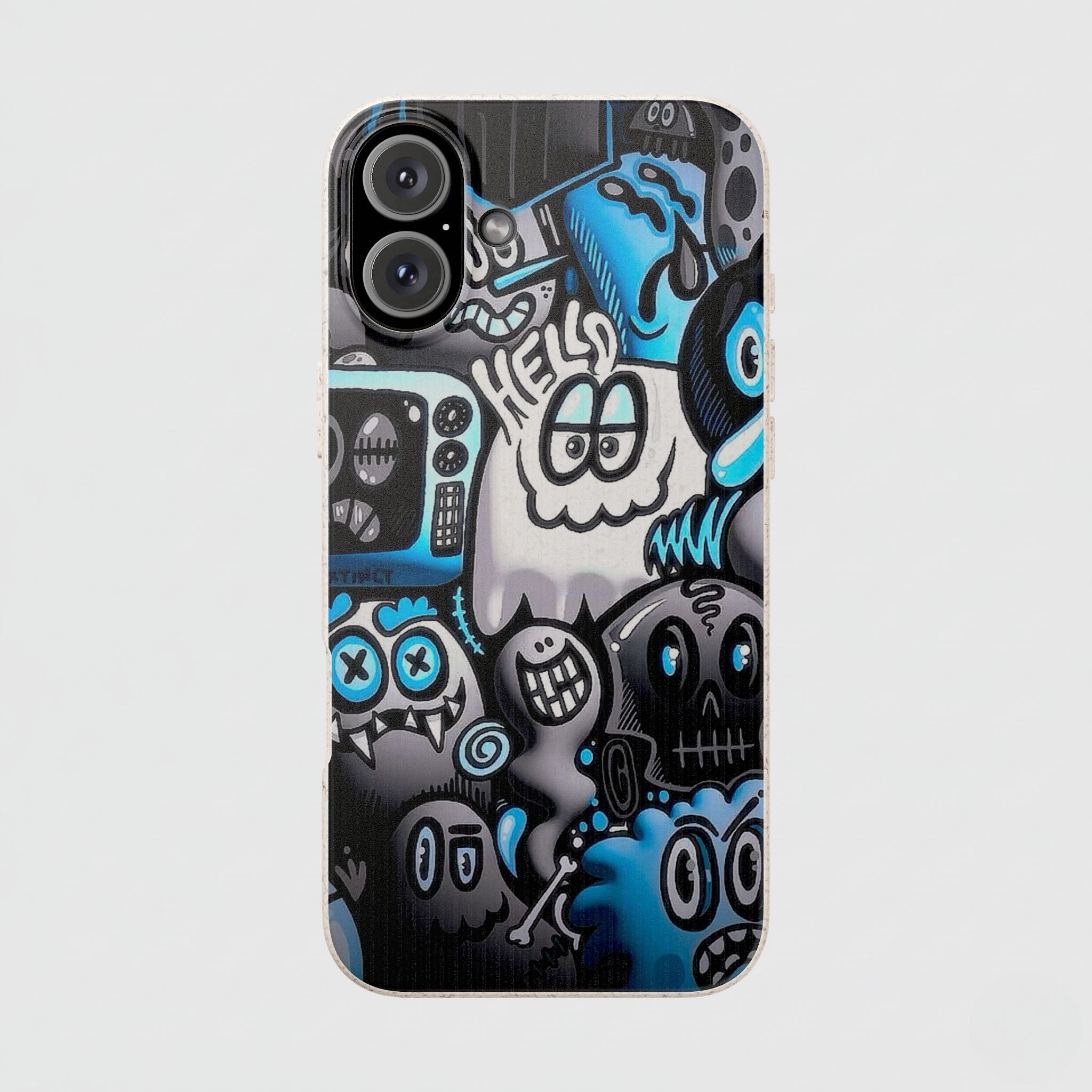 Biodegradable Phone Case with Cool Monster Design 16