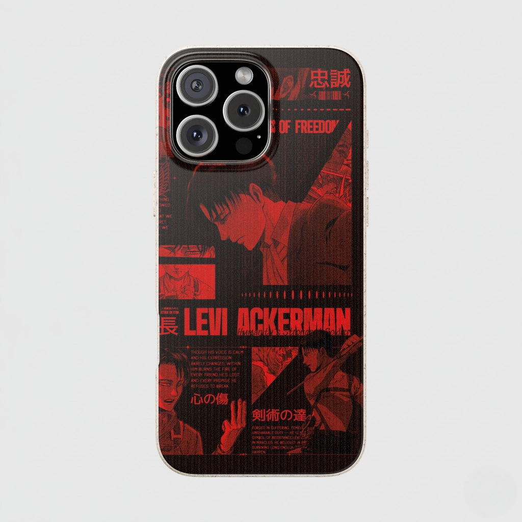 Eco-Friendly Phone Case with Levi Ackerman