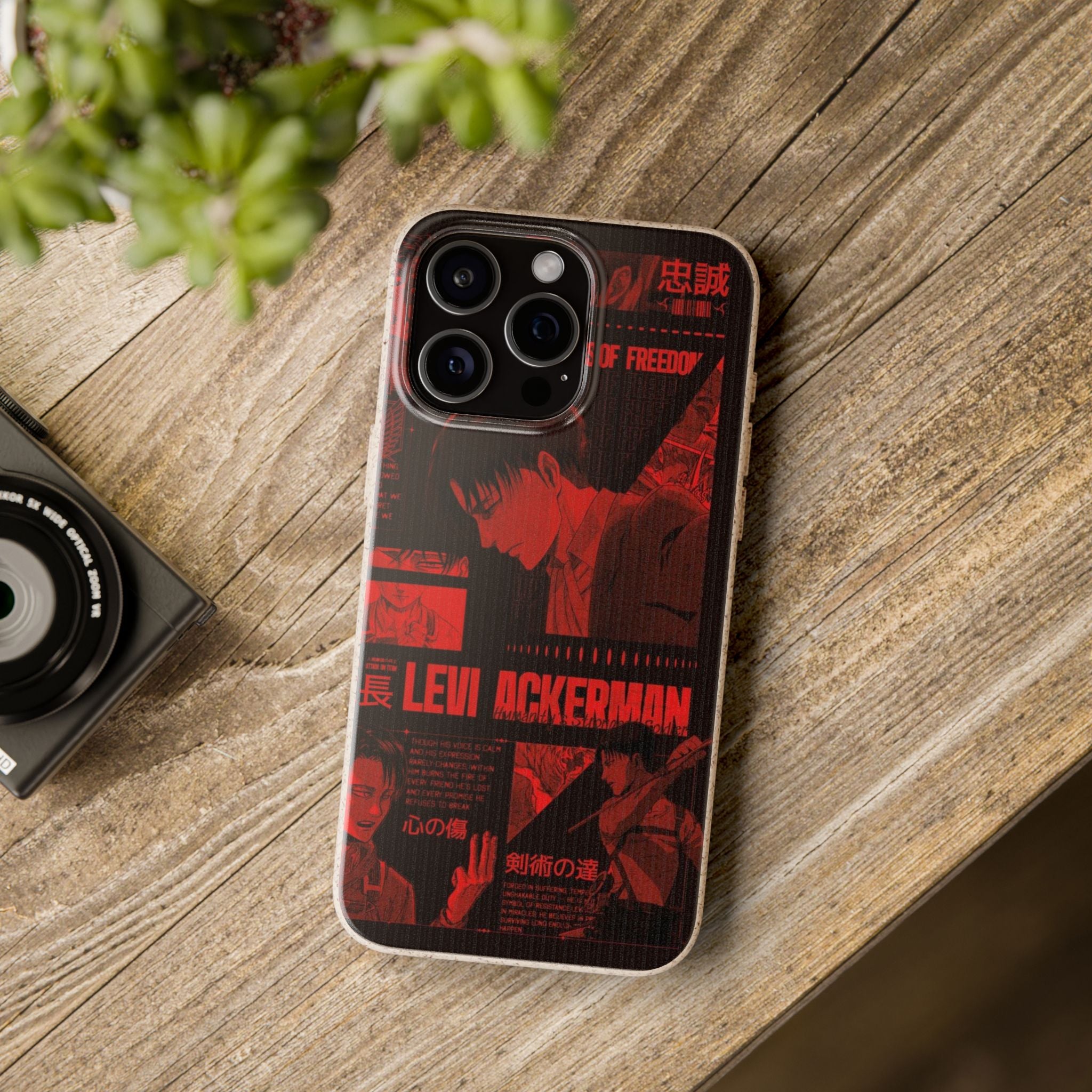 Eco-Friendly Phone Case with Levi Ackerman 15