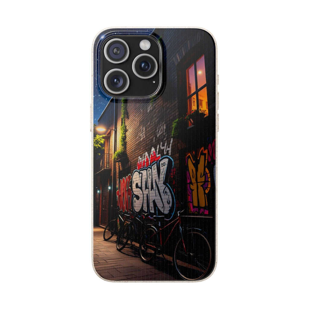 Biodegradable Phone Case with Urban Graffiti Design 15