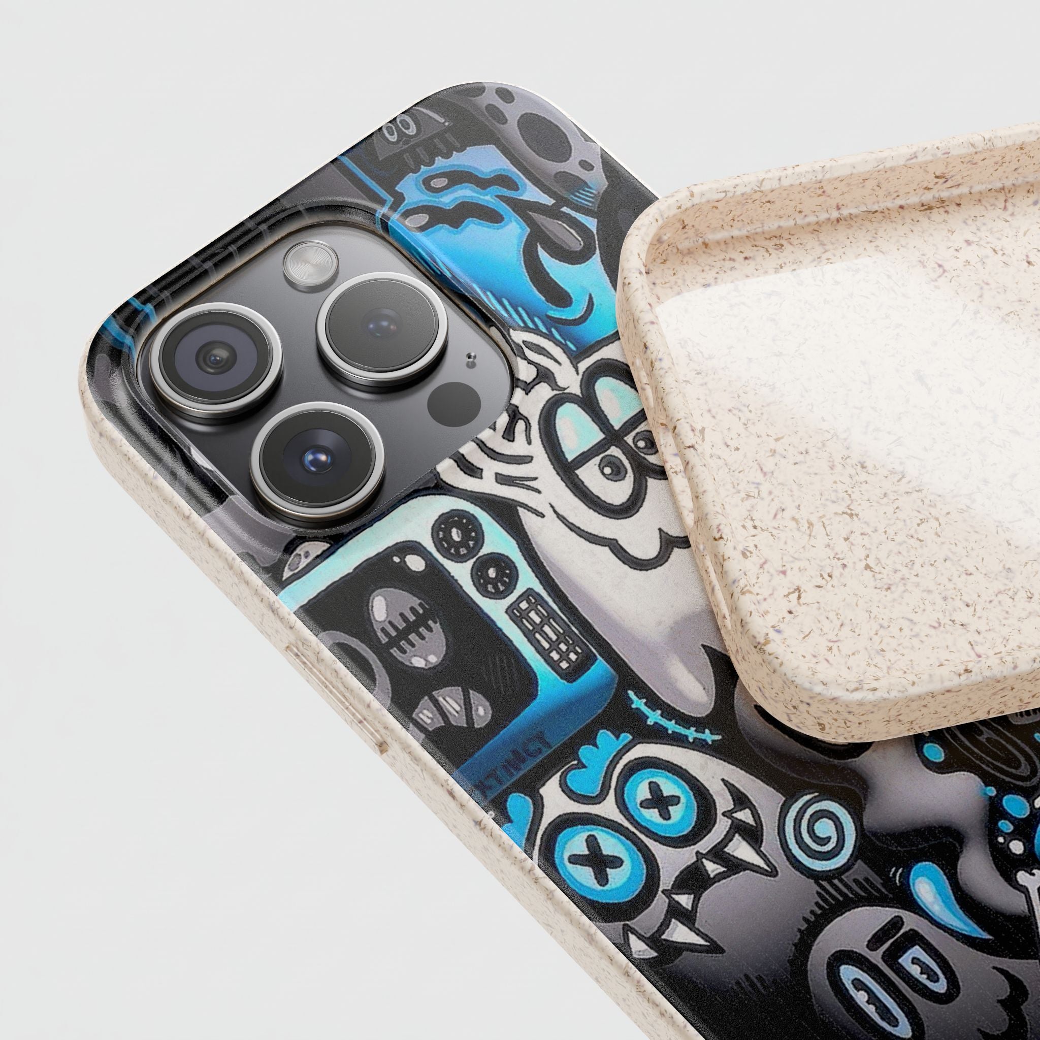 Biodegradable Phone Case with Cool Monster Design 15