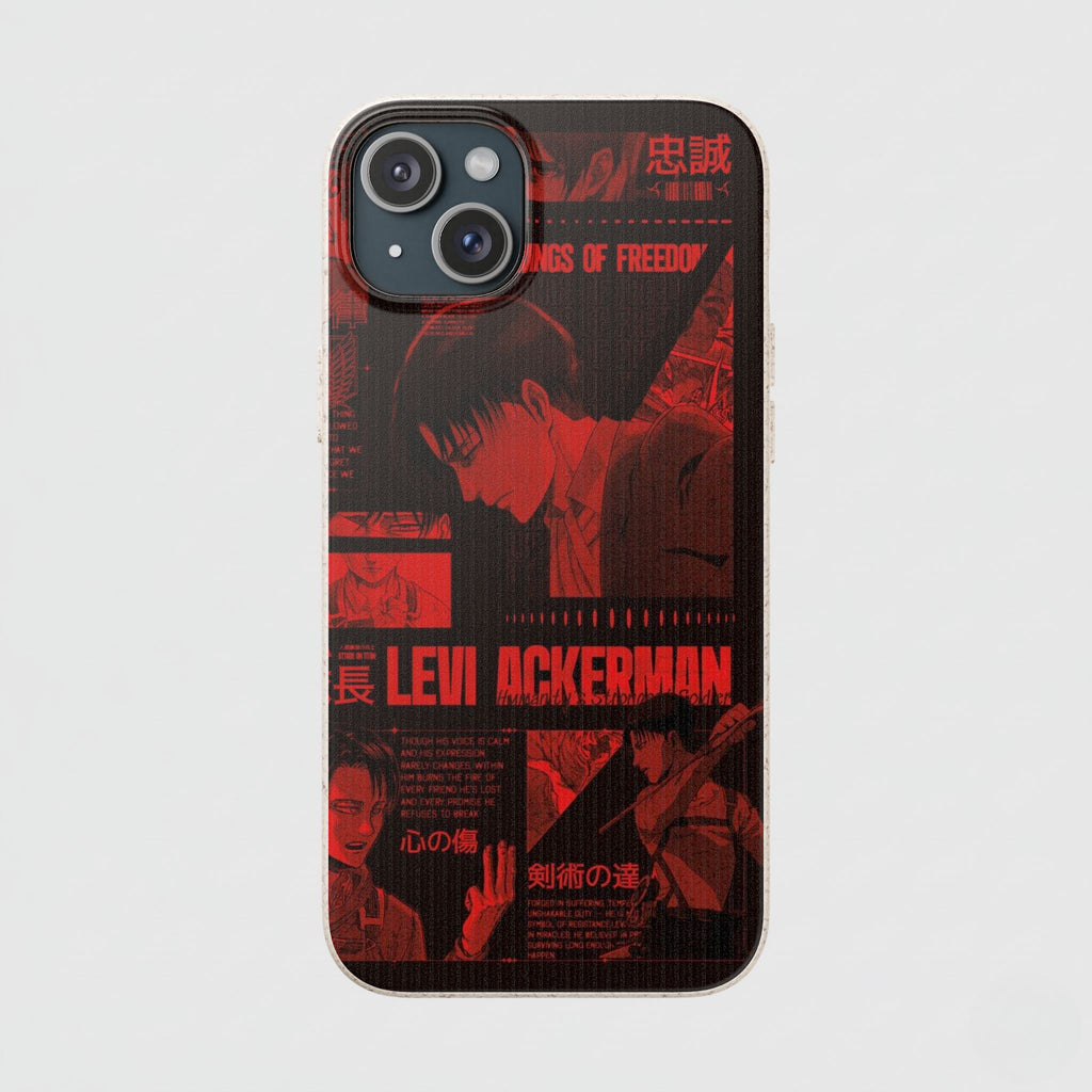 Eco-Friendly Phone Case with Levi Ackerman 15