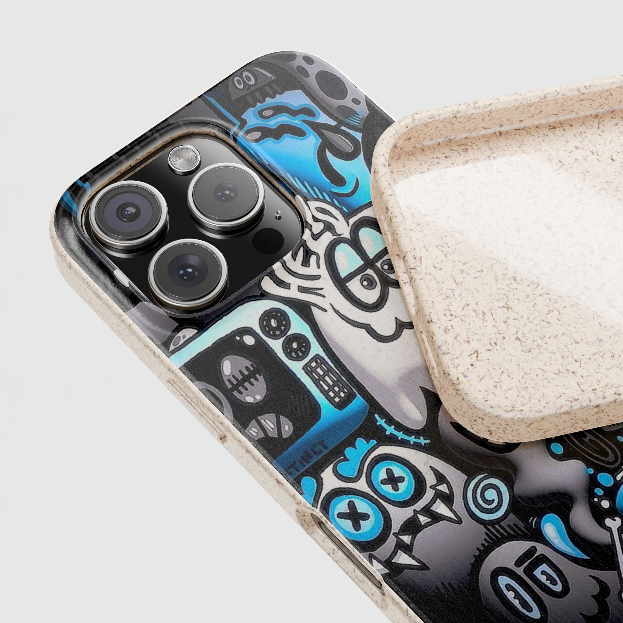 Biodegradable Phone Case with Cool Monster Design 16