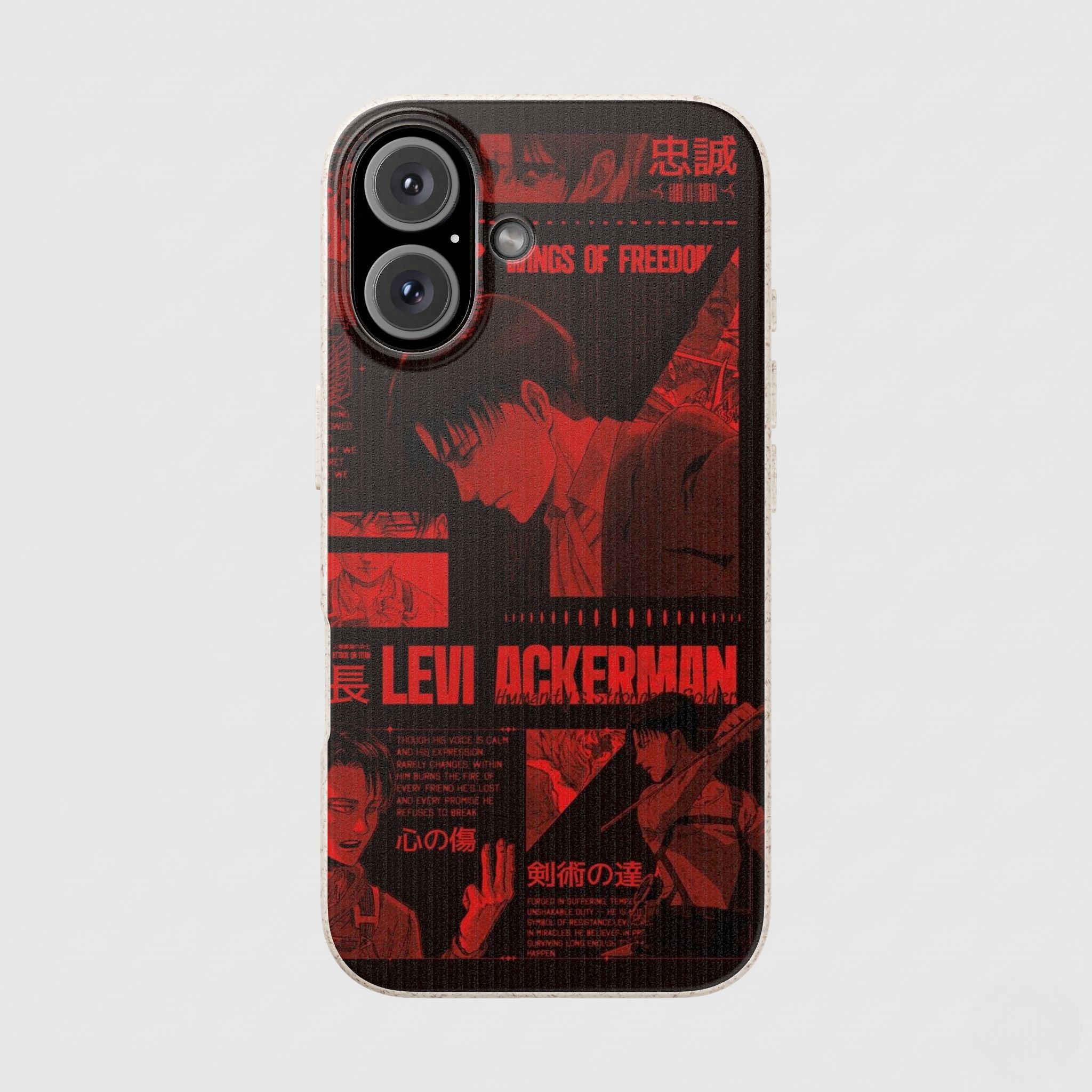 Eco-Friendly Phone Case with Levi Ackerman