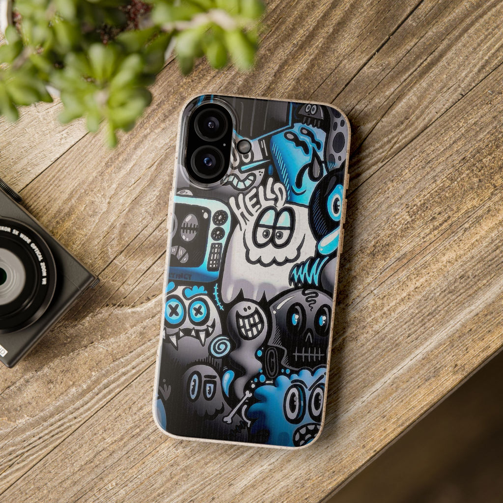 Biodegradable Phone Case with Cool Monster Design 16