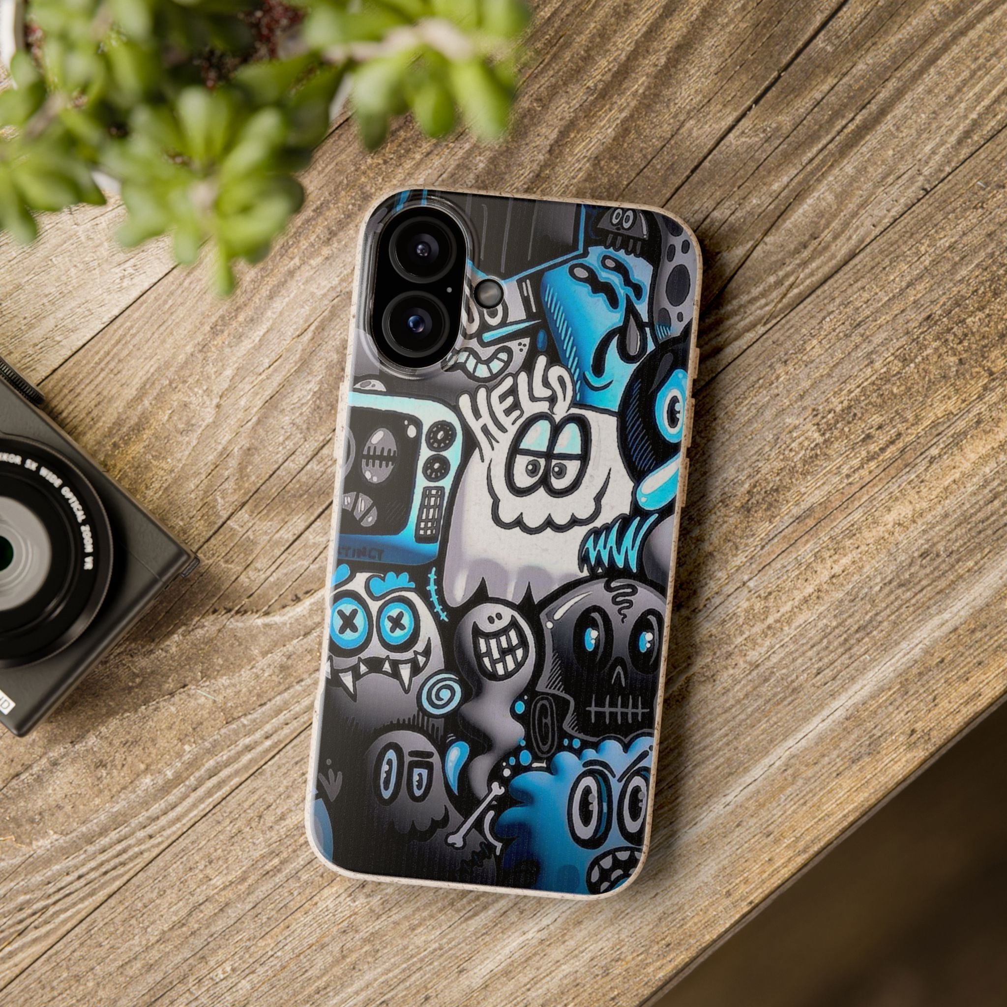 Biodegradable Phone Case with Cool Monster Design 16