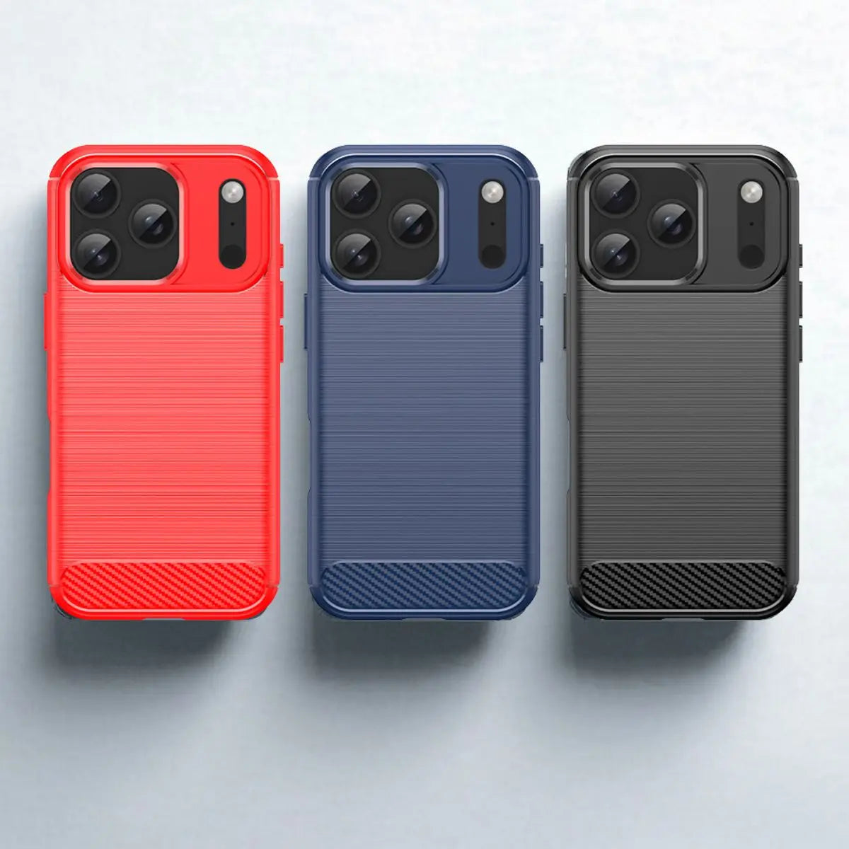 Carbon Fiber Silicon Case