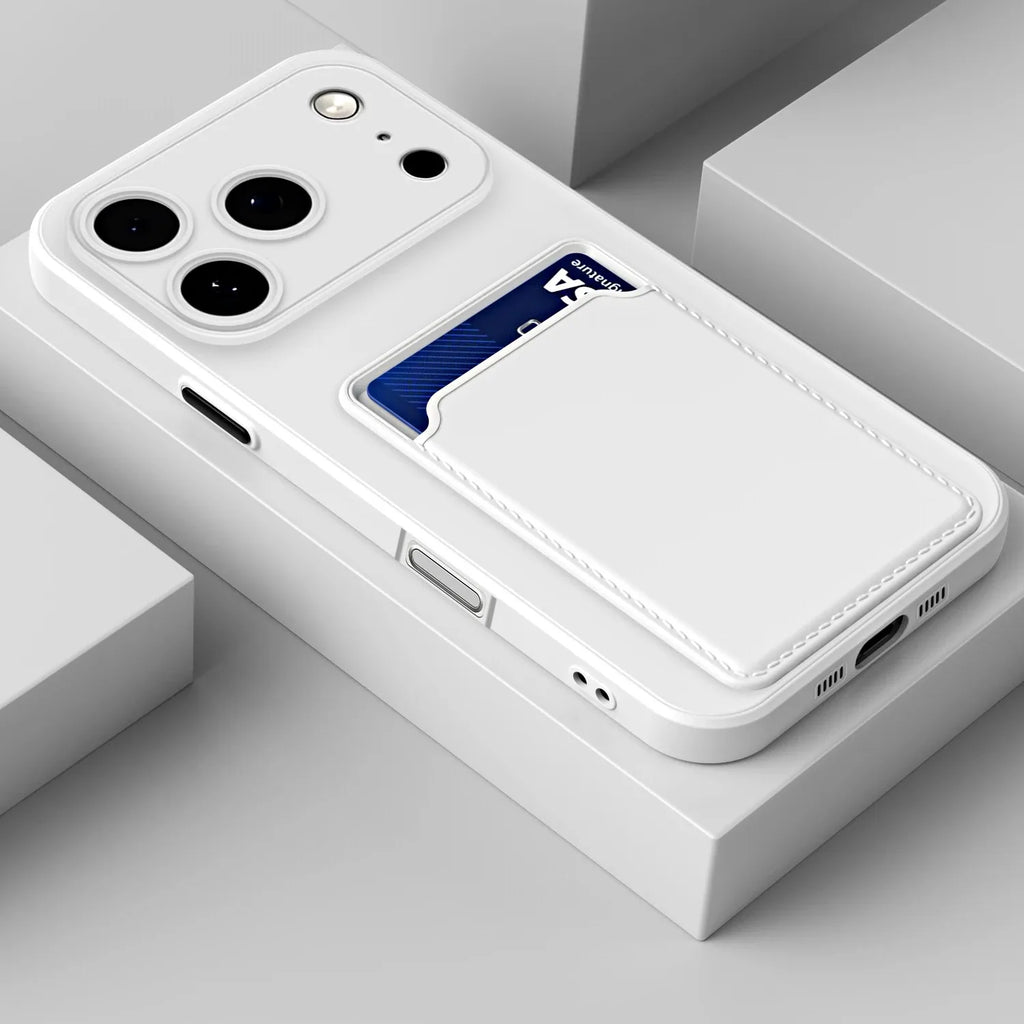 Silicone Wallet Case for iPhone 17 Series | The Commuter Case by iEssentials Hub