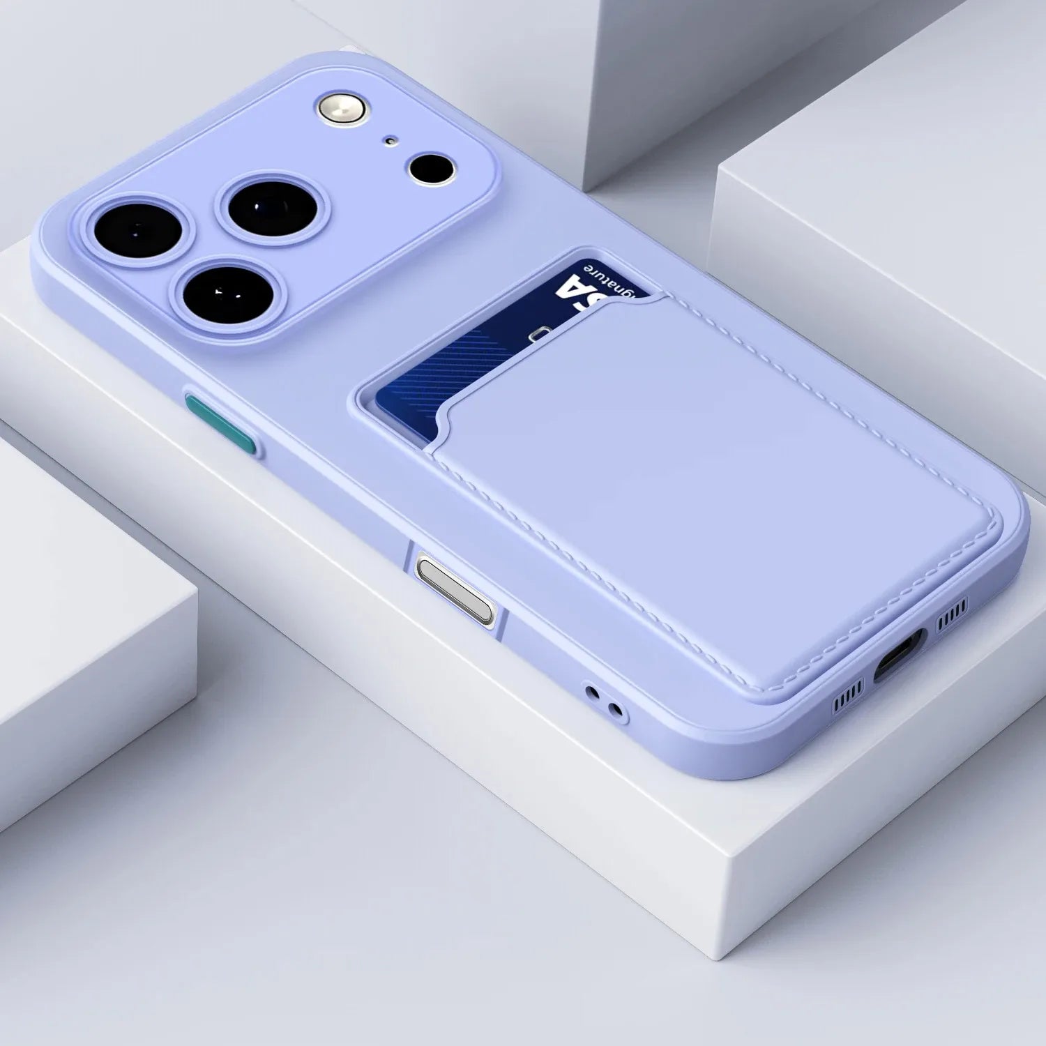 Silicone Wallet Case for iPhone 17 Series | The Commuter Case by iEssentials Hub