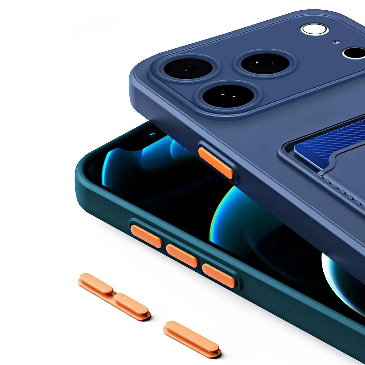 Silicone Wallet Case for iPhone 17 Series | The Commuter Case by iEssentials Hub