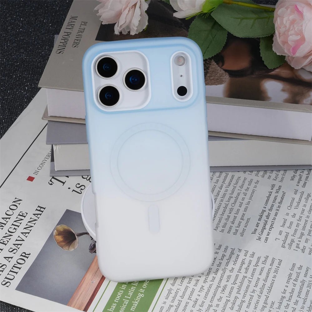 The Aurora Case by iEssentials Hub | Soft Jelly Shockproof Case with MagSafe for iPhone 17, 17 Pro, 17 Air & 17 Pro Max