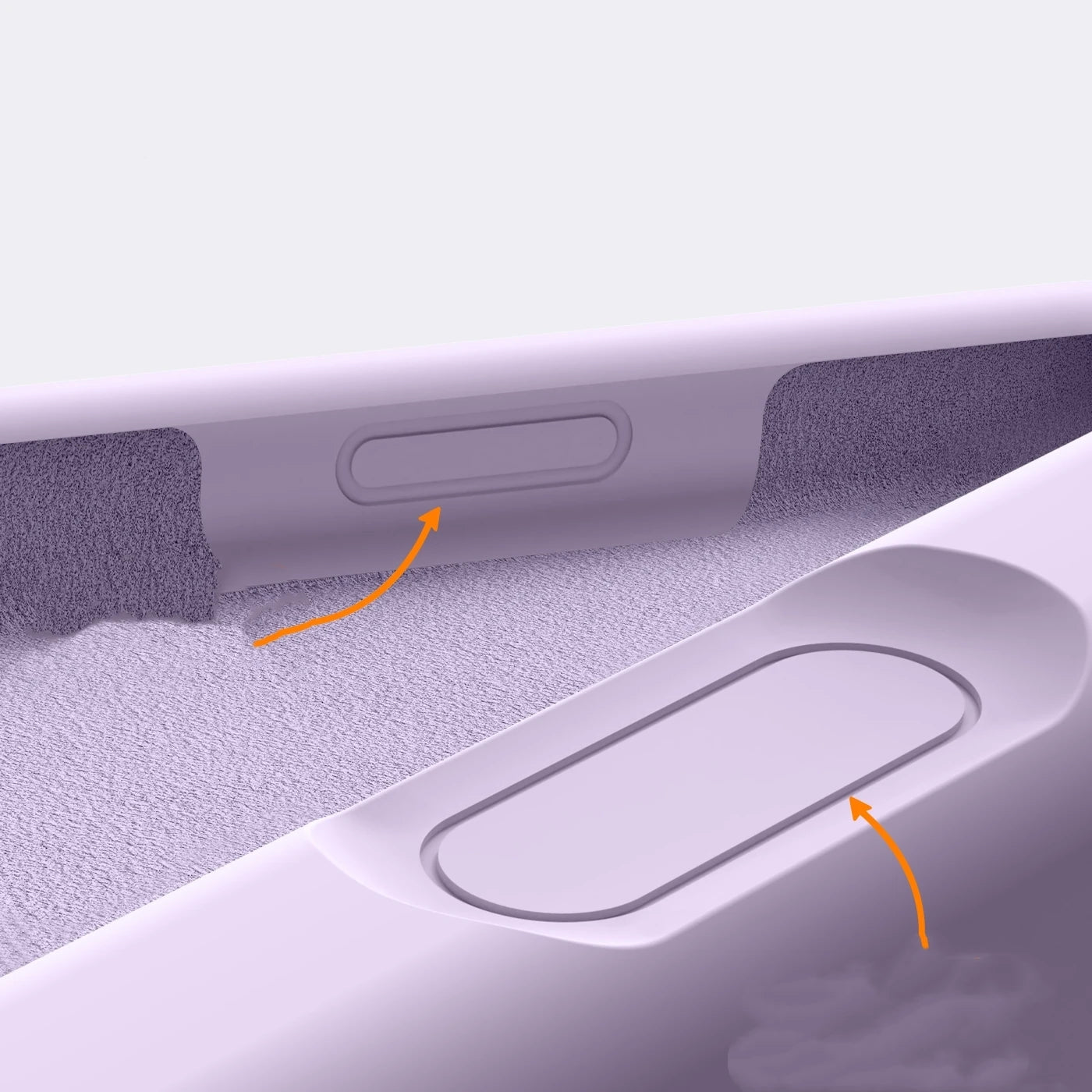 Shockproof Matte Soft Back Cover With Silicon Camera Control Button