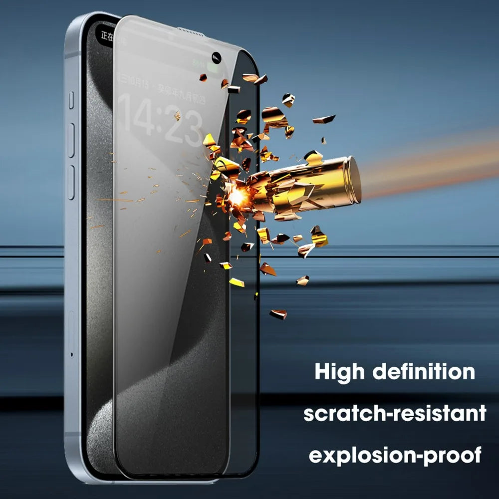 Anti-spy Easy To Install Tempered Glass Screen Protector