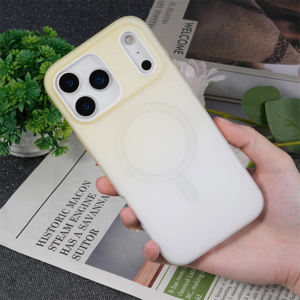 The Aurora Case by iEssentials Hub | Soft Jelly Shockproof Case with MagSafe for iPhone 17, 17 Pro, 17 Air & 17 Pro Max