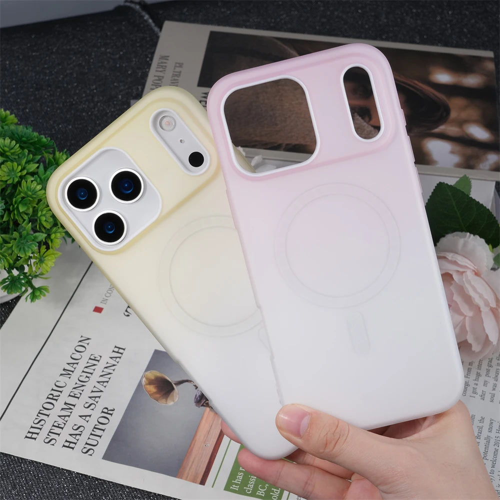 The Aurora Case by iEssentials Hub | Soft Jelly Shockproof Case with MagSafe for iPhone 17, 17 Pro, 17 Air & 17 Pro Max