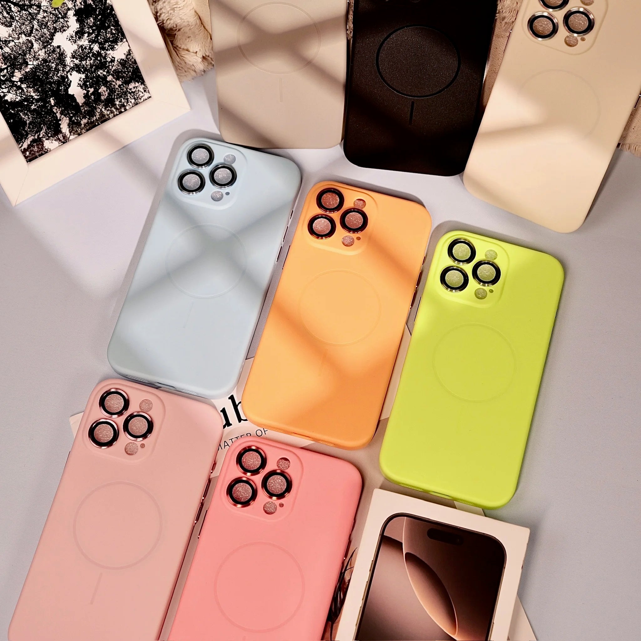 Pop Colorful MagSafe Case with Metallic Lens Guard for iPhone 17, 17 Pro & 17 Pro Max