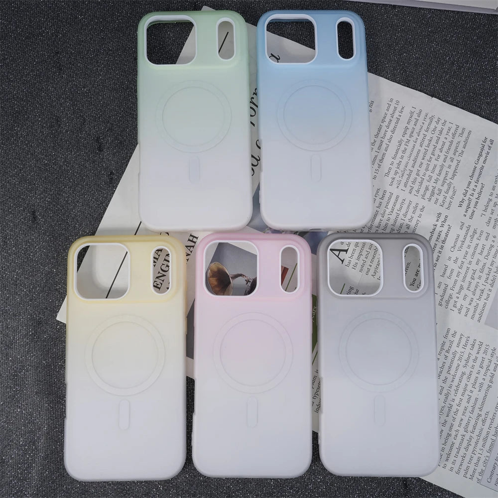 The Aurora Case by iEssentials Hub | Soft Jelly Shockproof Case with MagSafe for iPhone 17, 17 Pro, 17 Air & 17 Pro Max