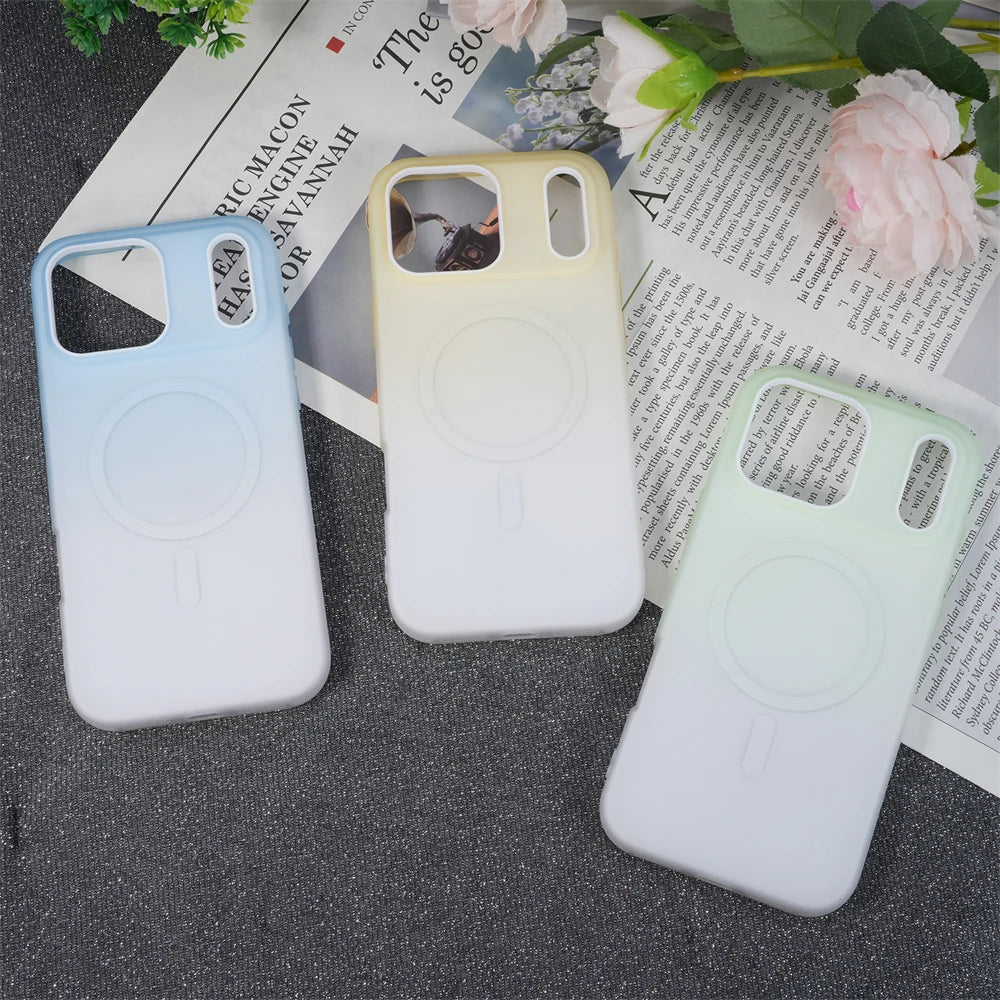 The Aurora Case by iEssentials Hub | Soft Jelly Shockproof Case with MagSafe for iPhone 17, 17 Pro, 17 Air & 17 Pro Max