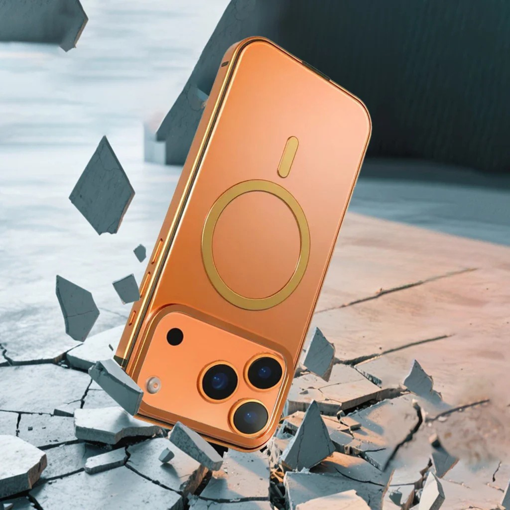 Magnetic Original Color Backplate Phone Case